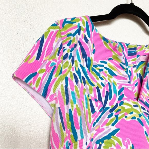 Lilly Pulitzer Multi Palm Reader Layton Dress Size XS - Picture 4 of 15